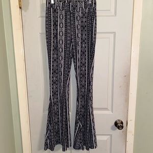 Rue21 Tribal Print High waist Bell Bottom Leggings